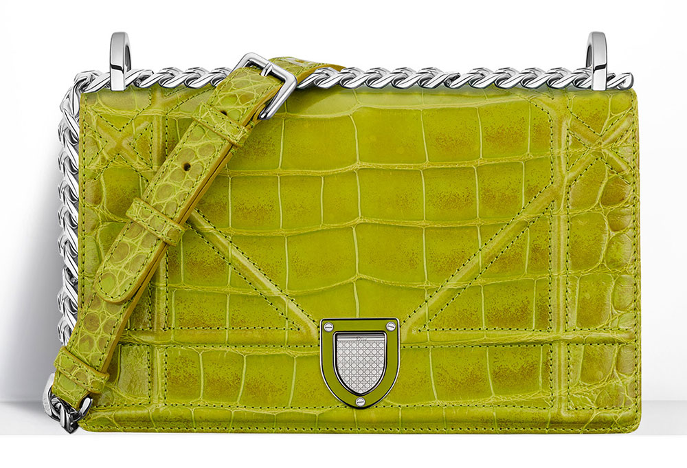 christian dior crocodile bag