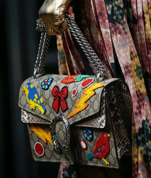 Gucci Gets Detailed for Its Spring 2016 Runway Bags - PurseBlog