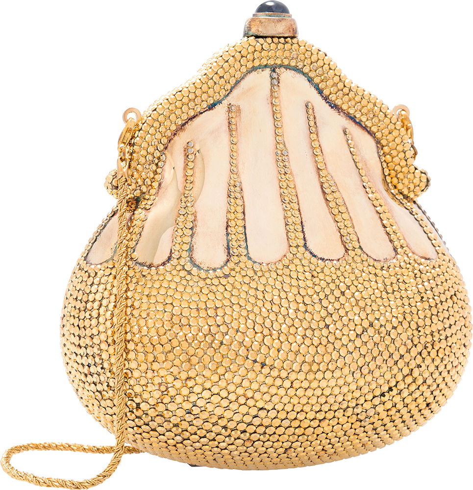 Judith-Leiber-Half-Beaded-Chatelaine-Minaudiere