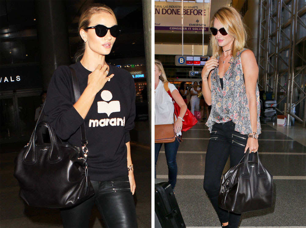 Just Can t Get Enough Rosie Huntington Whiteley and Her Brand New Givenchy Nightingale PurseBlog