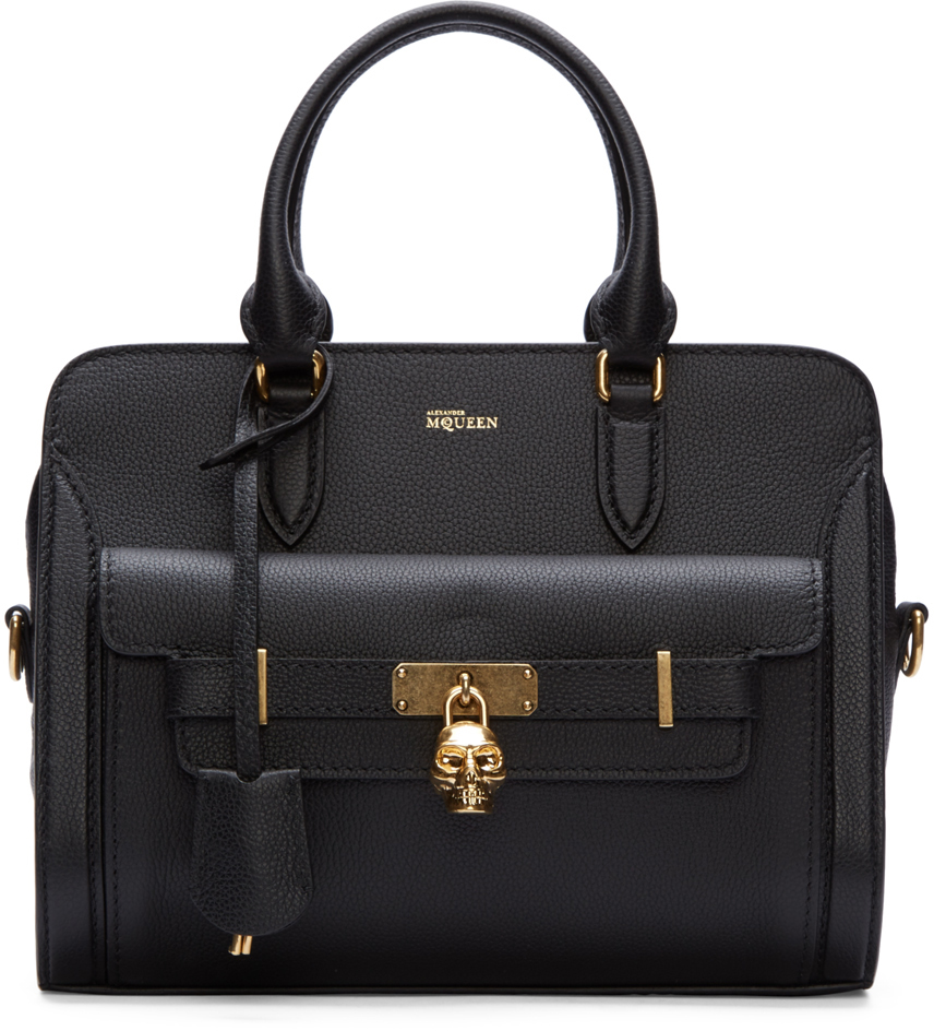 Alexander McQueen Small Padlock Satchel, $1,995 via SSENSE