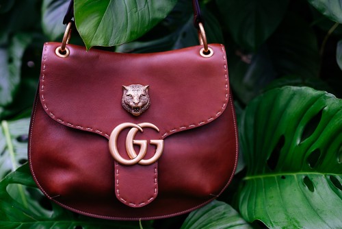 Gucci GG Marmont Shoulder Bag in Brown,