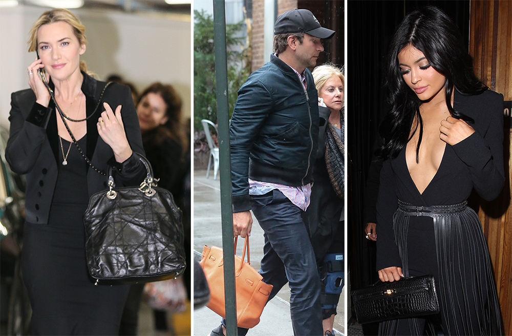 Male Celebrities Wearing Designer Bags