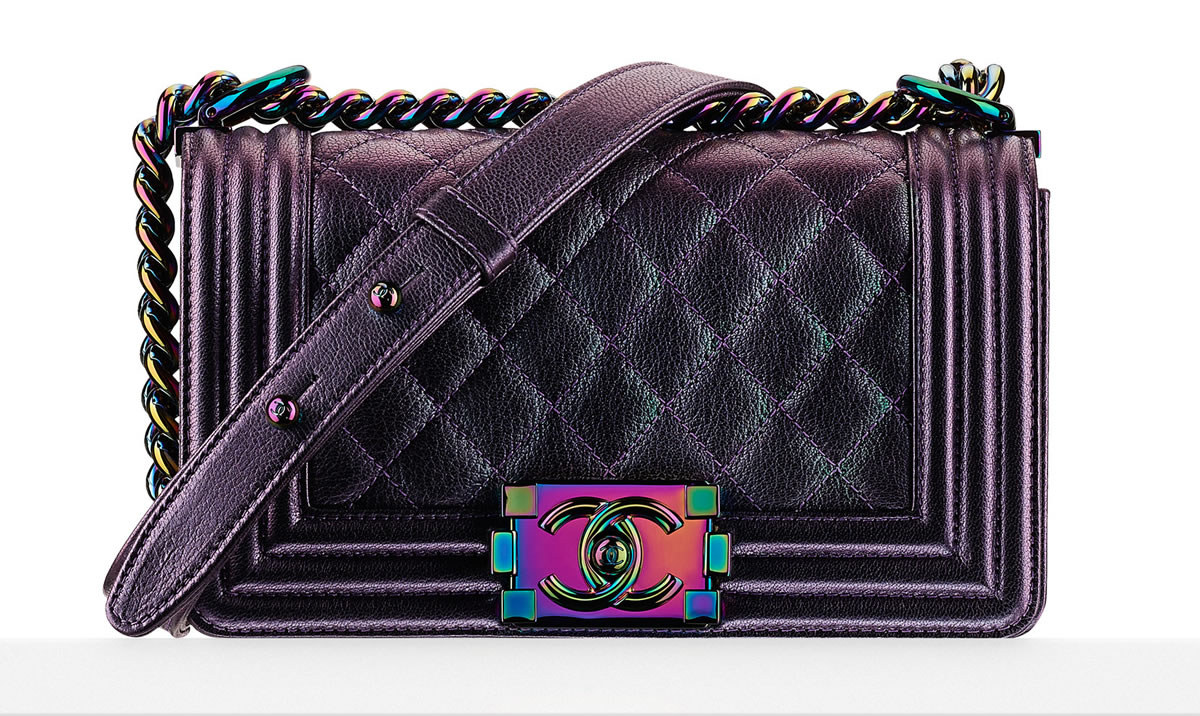 Currently Coveting: Kylie Jenner's Iridescent Chanel Boy Bag