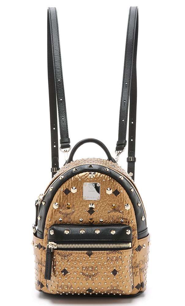 Mcm Crystal Stud Baby Stark Backpack Purseblog Mcm Crystal Stud Baby Stark Backpack
