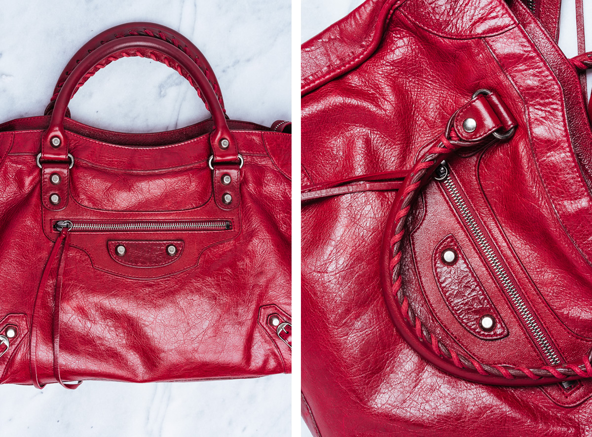 balenciaga sac rouge