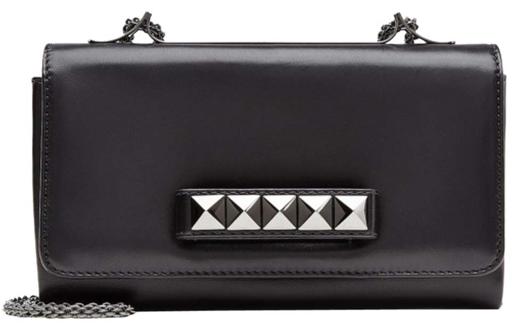 Valentino VaVaVoom Rockstud Noir Bag, $1,295 via Tradesy