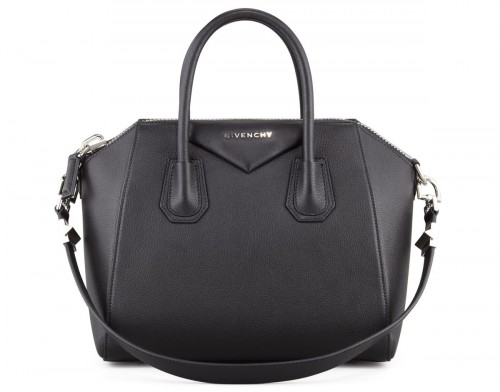 Givenchy Antigona Sugar Goatskin Bag in Black