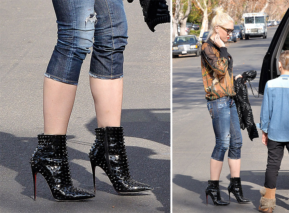 celebrity louboutin boots