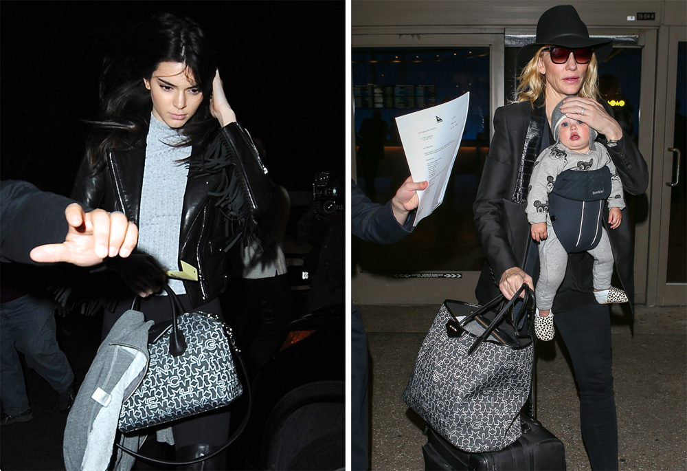 Givenchy Debuts New Logo Fabric on the Arms of Kendall Jenner