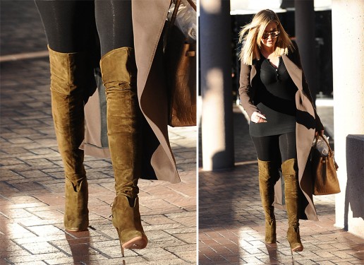 Celebs Are Over the Moon for Over the Knee Designer Boots This Week PurseBlog