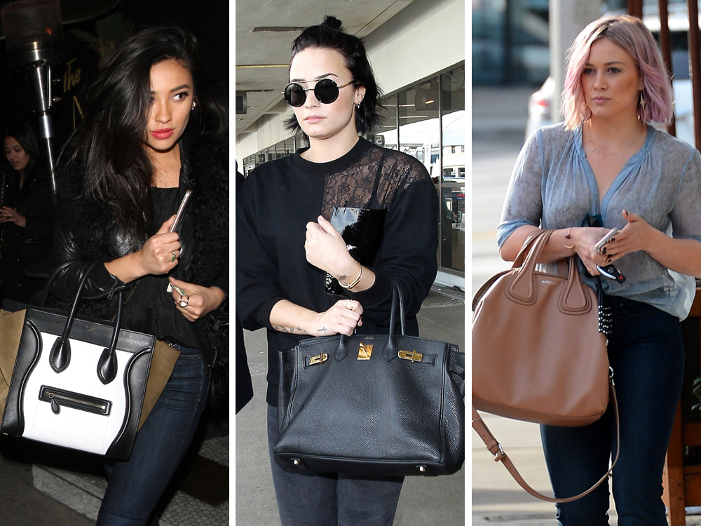 Hilary Duff Doubles Up with Bags from Louis Vuitton and Goyard - PurseBlog