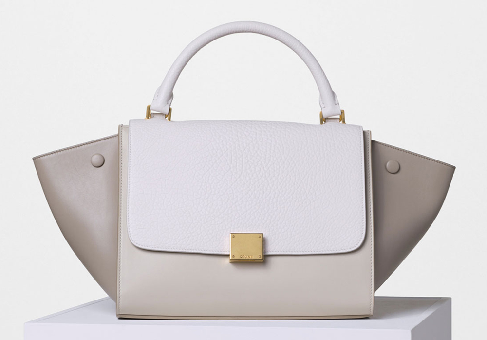 celine white purse