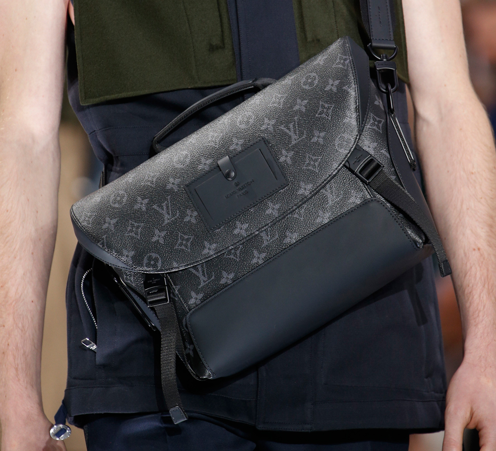 Louis Vuitton Debuts New Monogram Eclipse Print at Men&#39;s Fall 2016 Show - PurseBlog