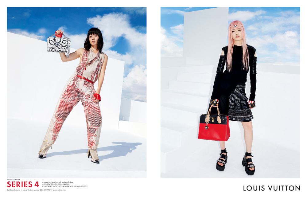 Final Fantasy characters used in fashion campaign for Louis