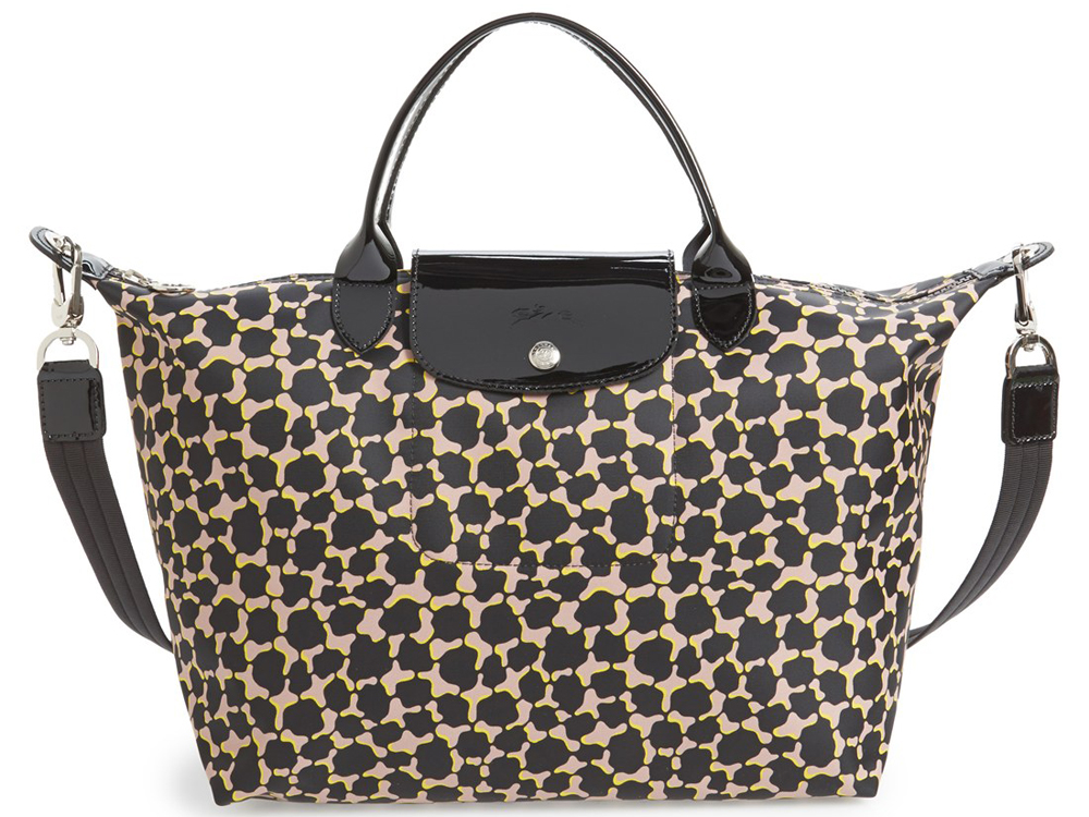 longchamp printed tote