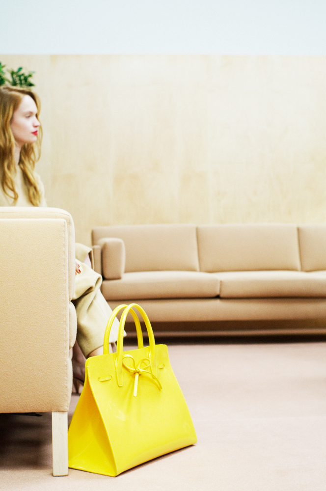 mansur gavriel yellow bag