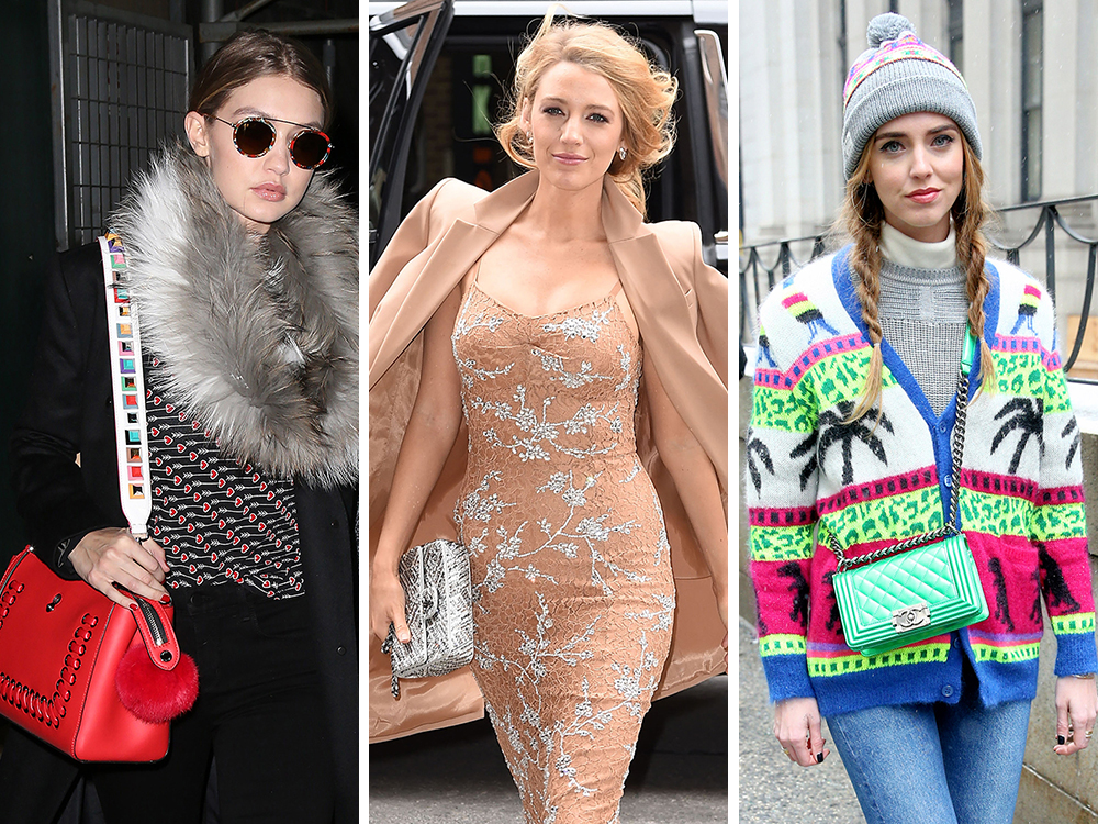 Vuitton & Saint Laurent were Celebs' Brands of Choice in the Days Before  NYFW - PurseBlog