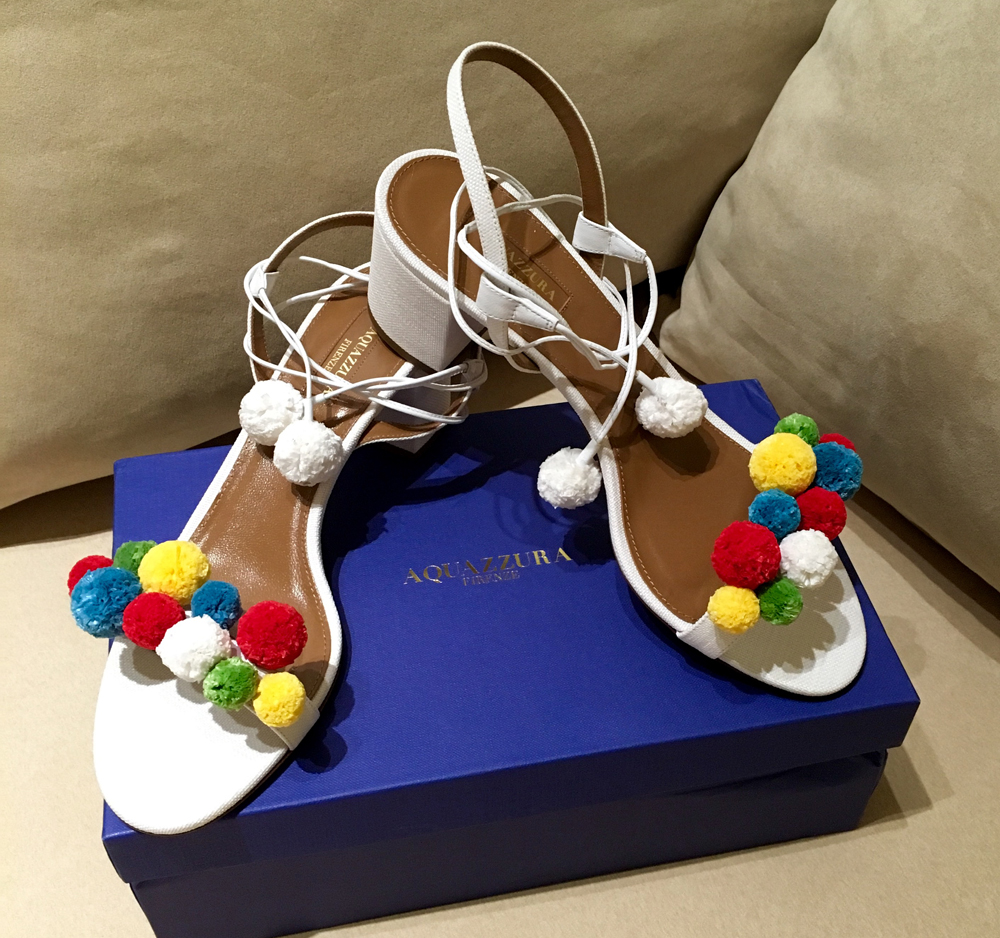 Aquazzura-Pom-Pom-Sandals