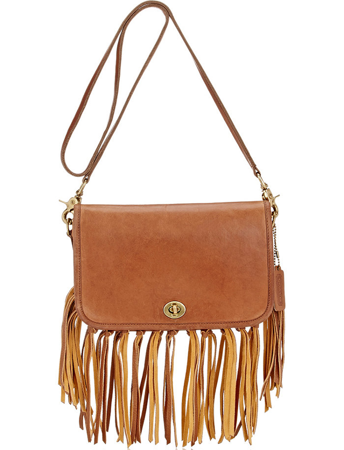 coach dinky with fringe