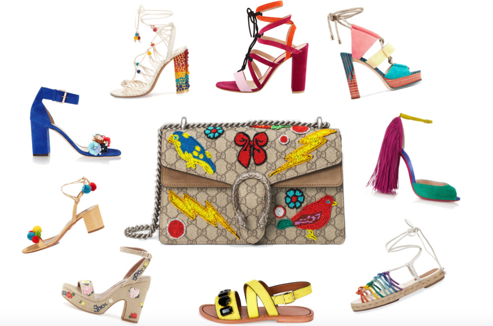 gucci butterfly sandals