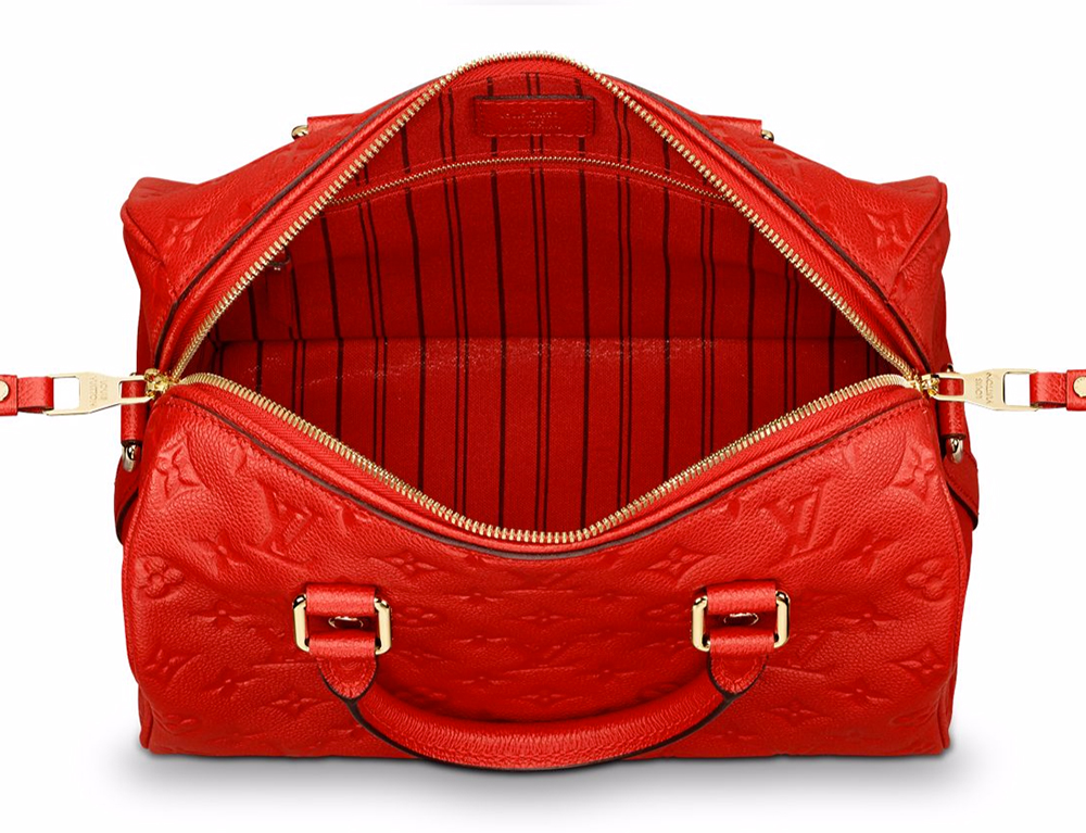 Louis Vuitton Monogram Empreinte Speedy 25 Interior