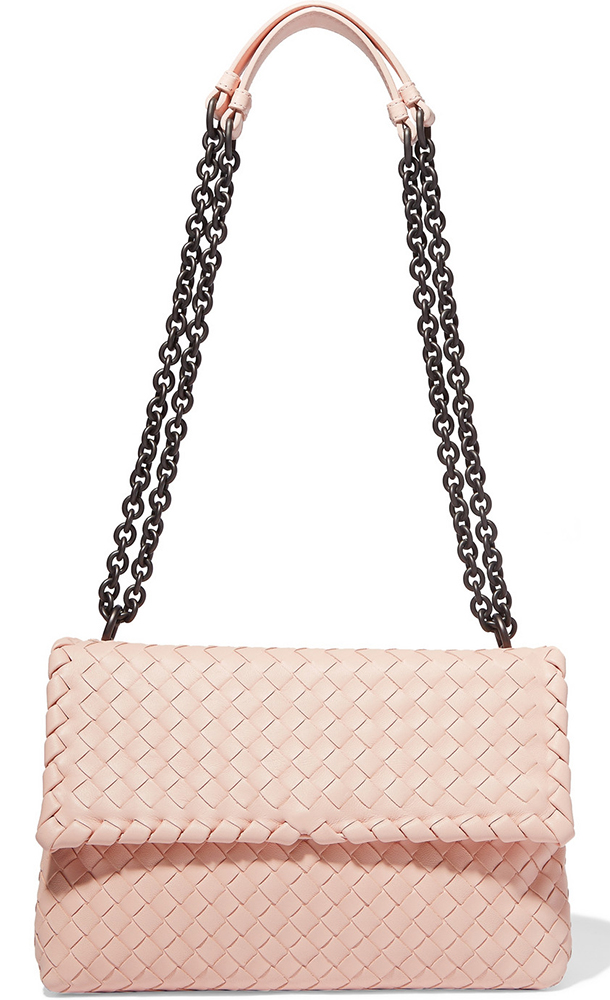 Spring 2017 S Gest Bag Trend Is Chain Strap Flap Bags Here Are Bottega Veneta Olimpia Intrecciato Shoulder Bag
