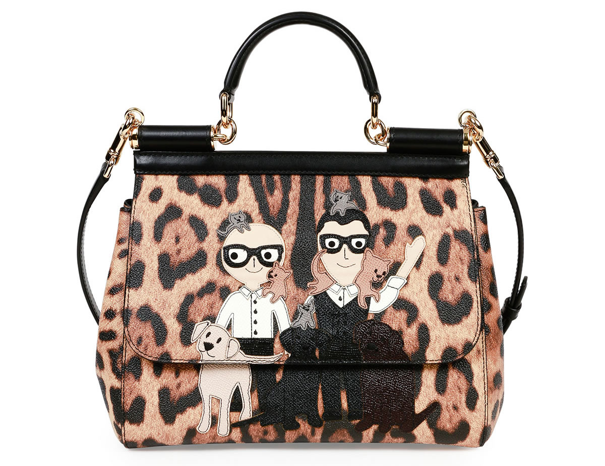 Fill in the Blank: The Dolce & Gabbana Miss Sicily Stefano/Domenico  Leopard-Print Satchel is… - PurseBlog