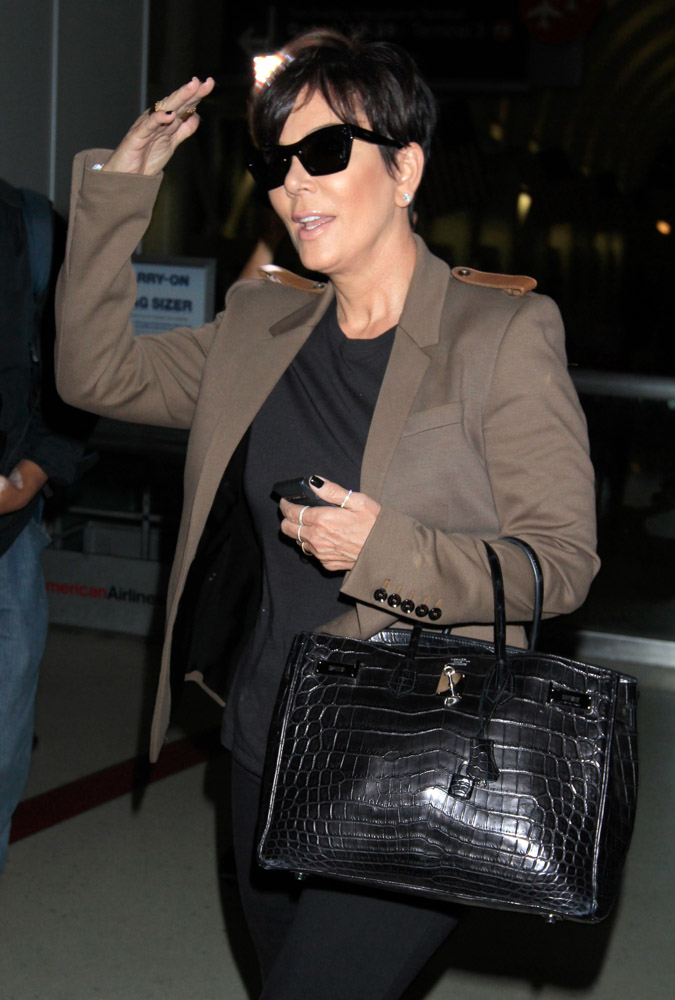 Kris Jenner Kicks Off Paris Fashion Week With Some Impressive Hermès Bags -  PurseBlog