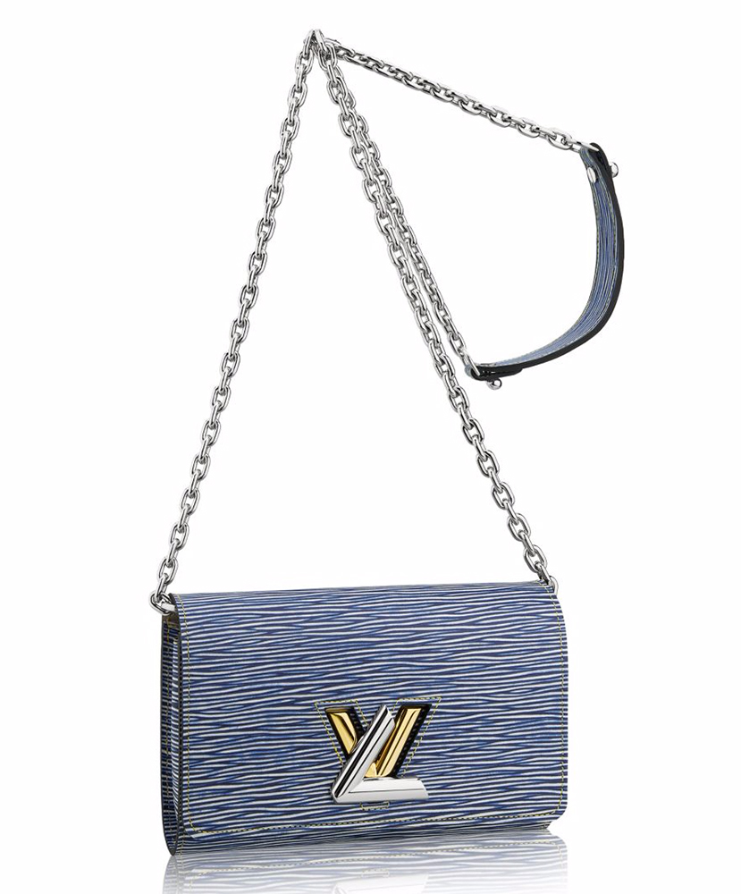 Louis Vuitton Epi Leather Triangle Bag Blue