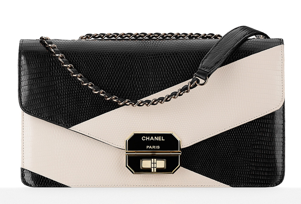 Chanel-Lizard-Flap-Bag-Ivory