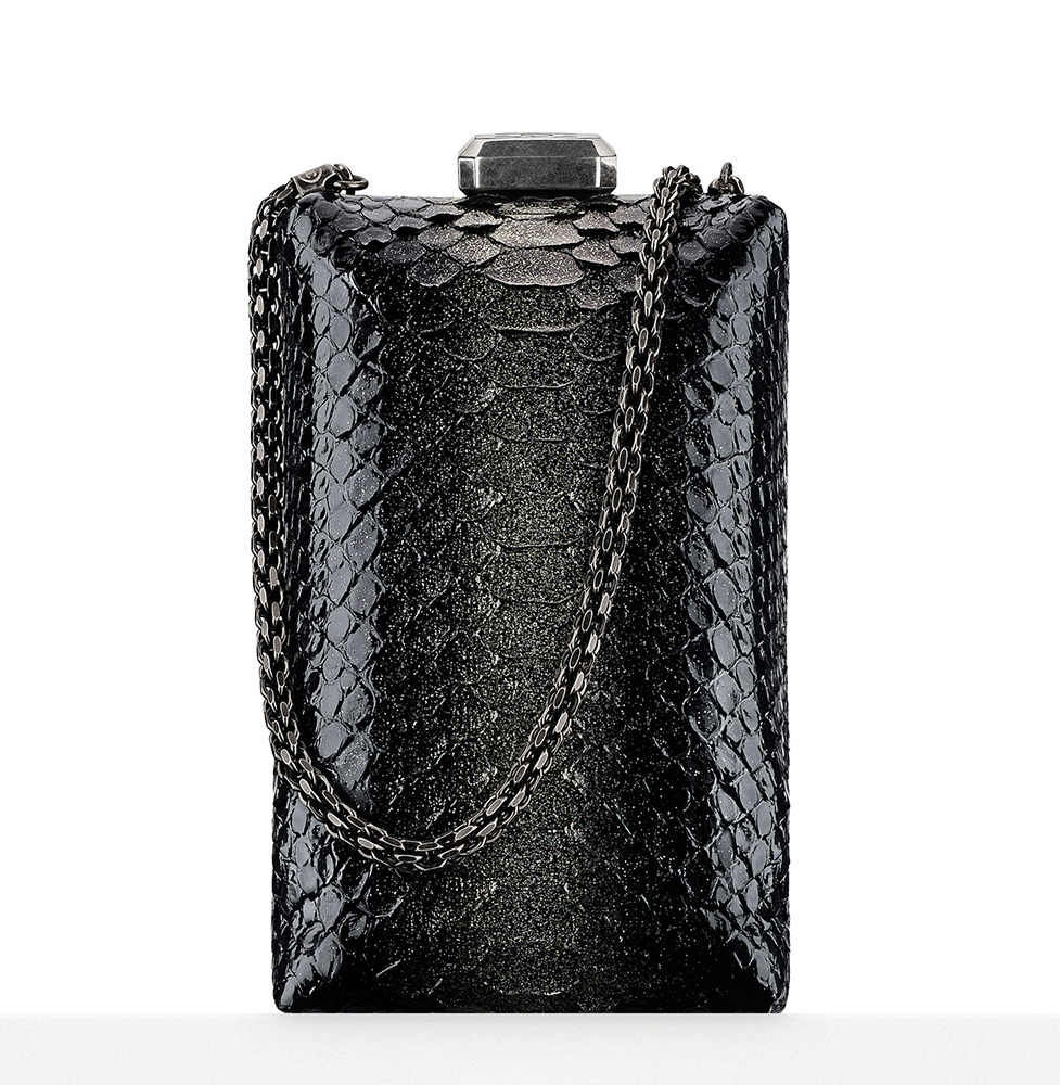 Chanel-Python-Kiss-Lock-Minaudiere-Black-4100