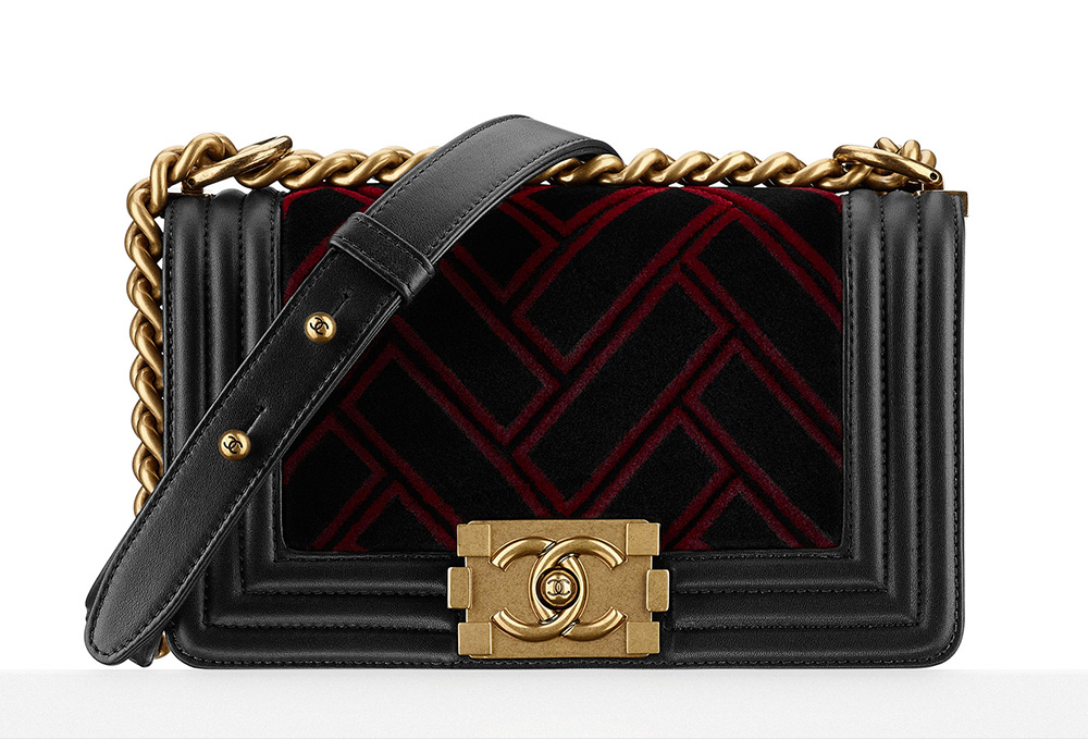 Check Out Photos And Prices For Chanel S Metiers D Art Paris In Rome Chanel Velvet Boy Bag