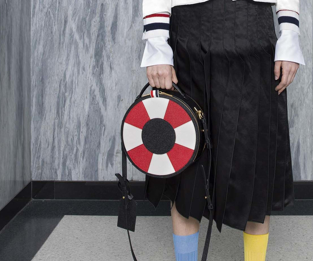 Thom Browne Takes “Doggy Bags” Very Literally for Resort 2017 - PurseBlog