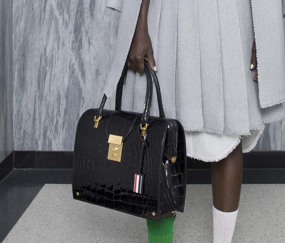 Thom Browne Takes “Doggy Bags” Very Literally for Resort 2017 - PurseBlog