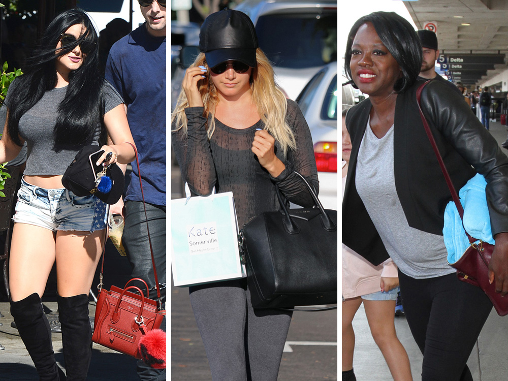 Celebs Holiday Shop While Carrying Bags from Chanel, Céline, and