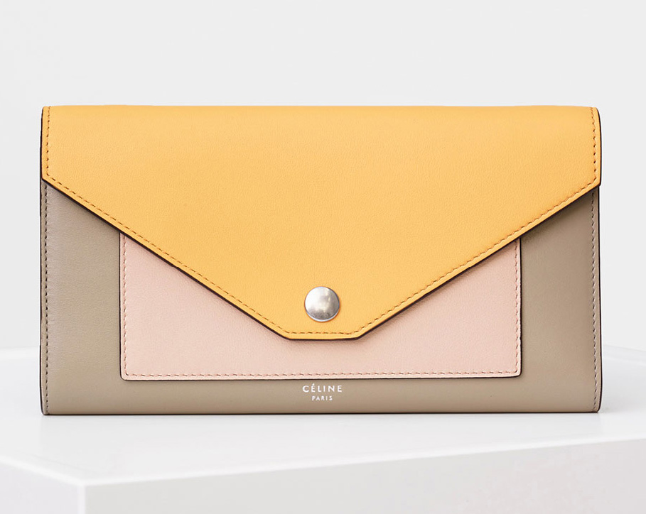 Celine-Pocket-Trifolded-Multifunction-Pouch-Yellow-840