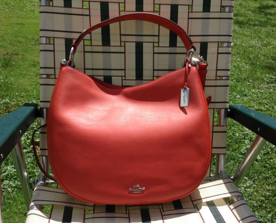 Coach-Red-Hobo