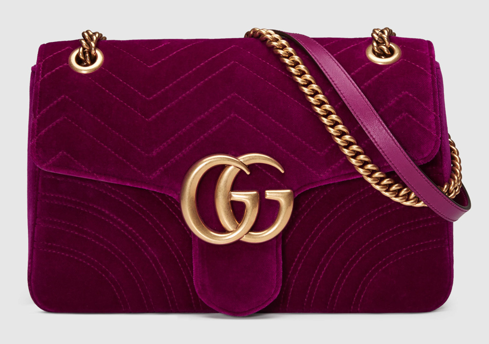 velvet gucci purse