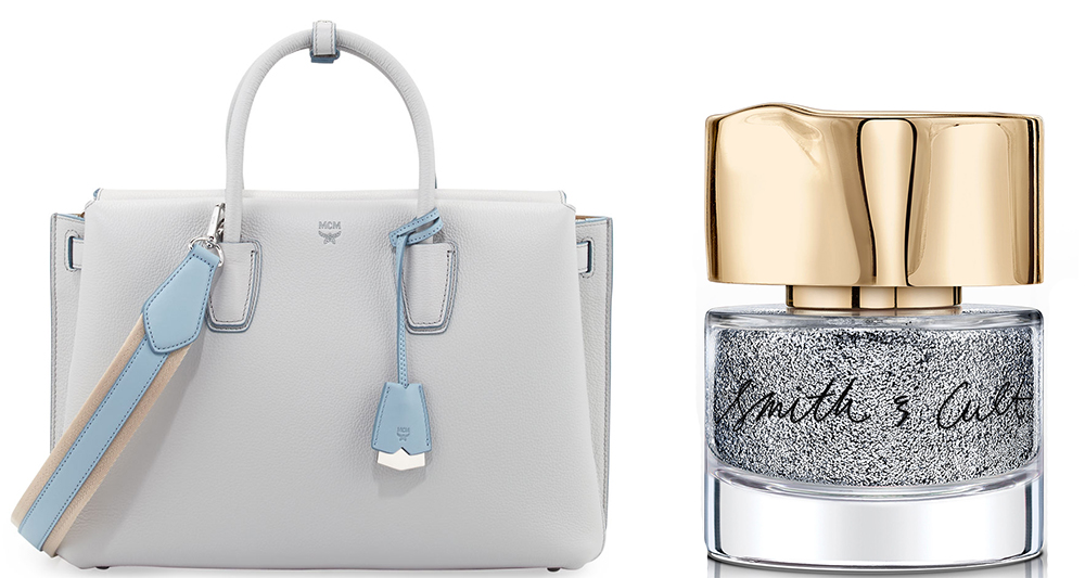 MCM Milla Leather Tote: $920 via Neiman Marcus Smith & Cult Teen Cage Riot Nail Polish: $18 via Bergdorf Goodman