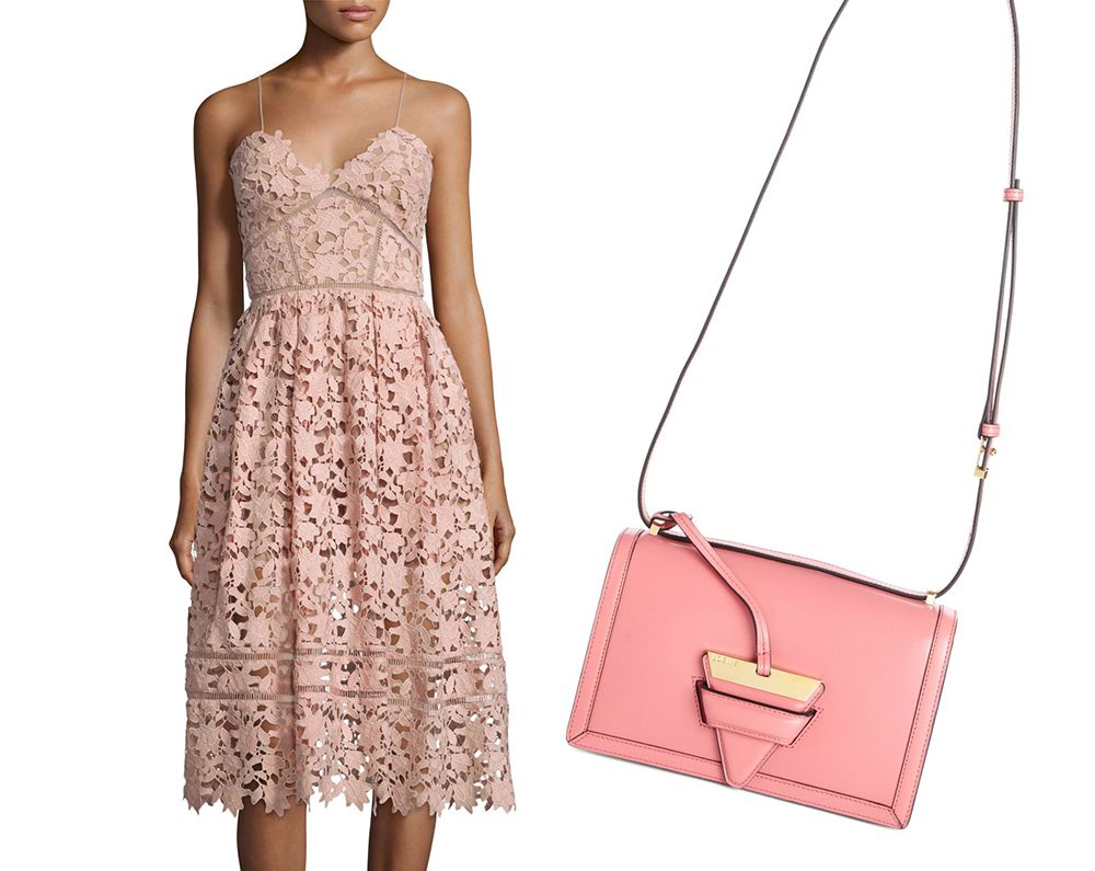 Perfect Pairs Self Portrait Dress Loewe Bag