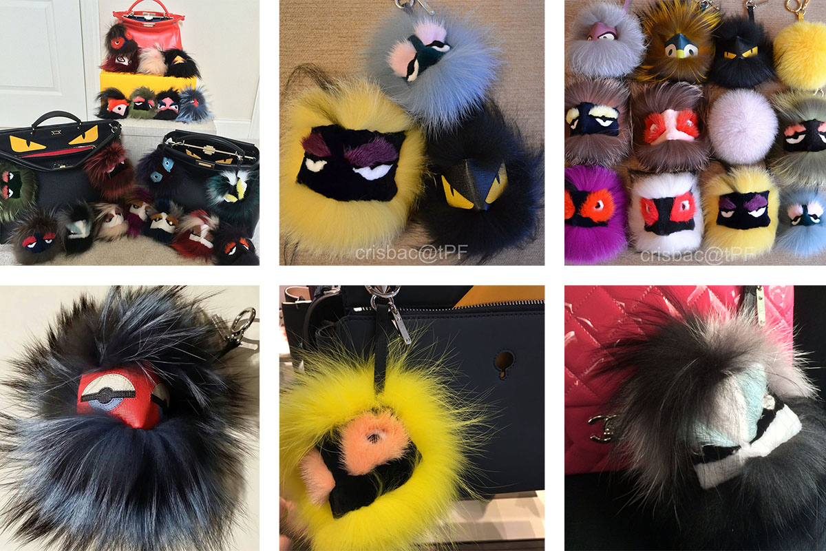 One Big Furry Family: Fendi's Bag Bugs Are A Bonafide Hit On Our ...