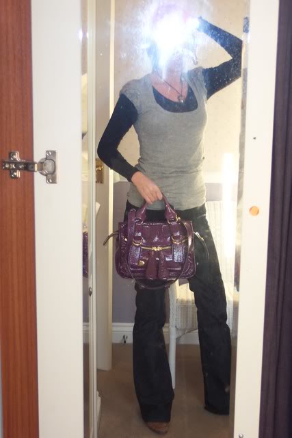 tPF Member: Balchlfen Bag: Chloé Small Bay Bag in Violet Patent Shop: Similar styles via Net-a-Porter