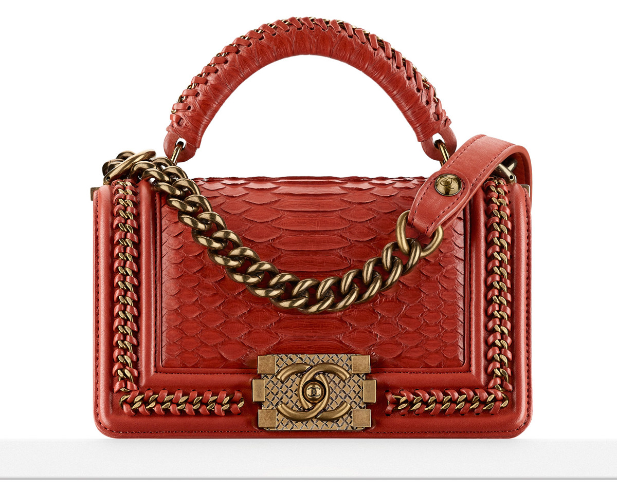 Chanel Handle Boy Bag - 113 For Sale on 1stDibs