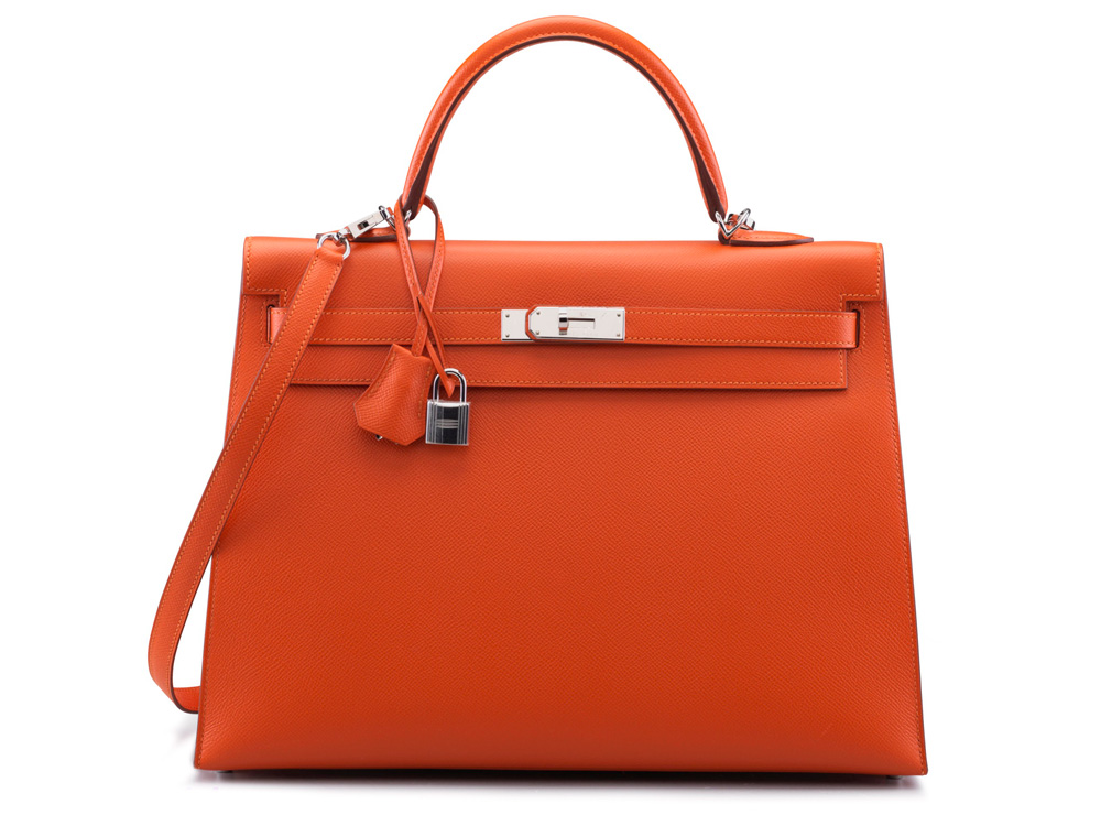 Hermes Birkin 35 rouge tomate Clemence 2016