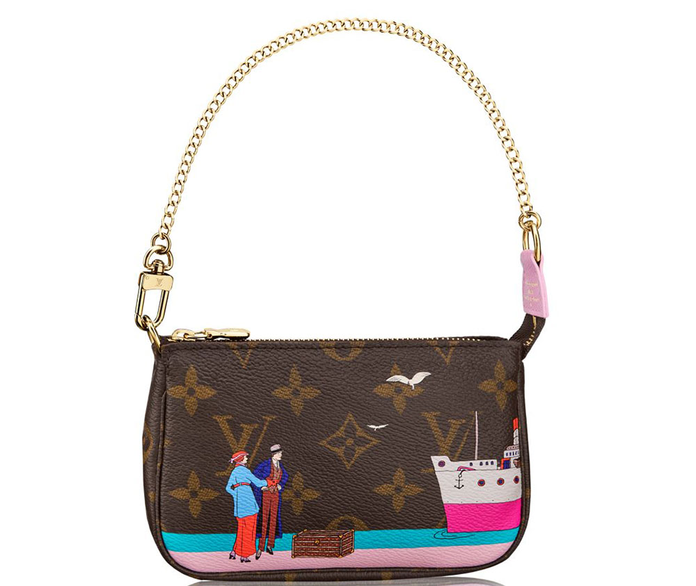 Louis Vuitton Bag Mini Pochette 2016 Christmas Animation Transatlantic  Monogram!