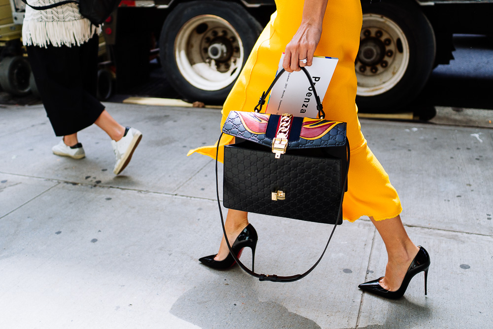 Vuitton & Saint Laurent were Celebs' Brands of Choice in the Days Before  NYFW - PurseBlog