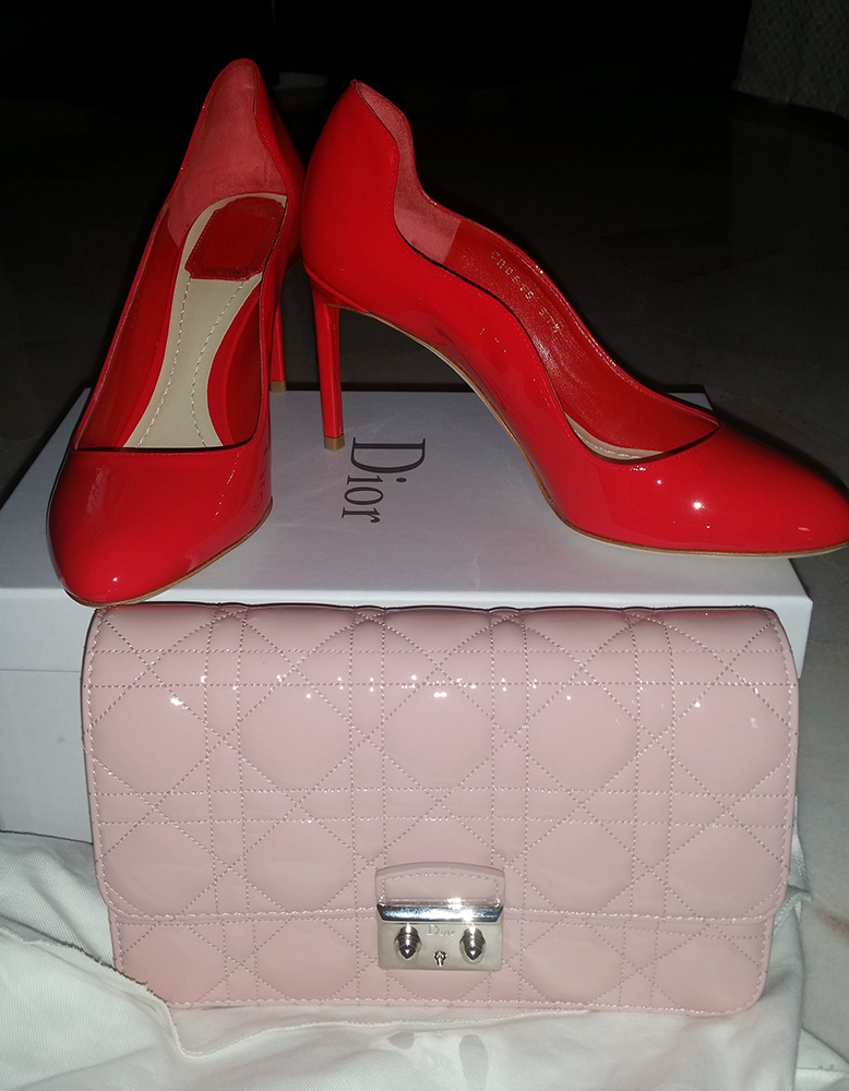 tPG Member: Cecilia446 Bag: Dior Miss Dior Promenade Pouch Shoes: Dior Pumps
