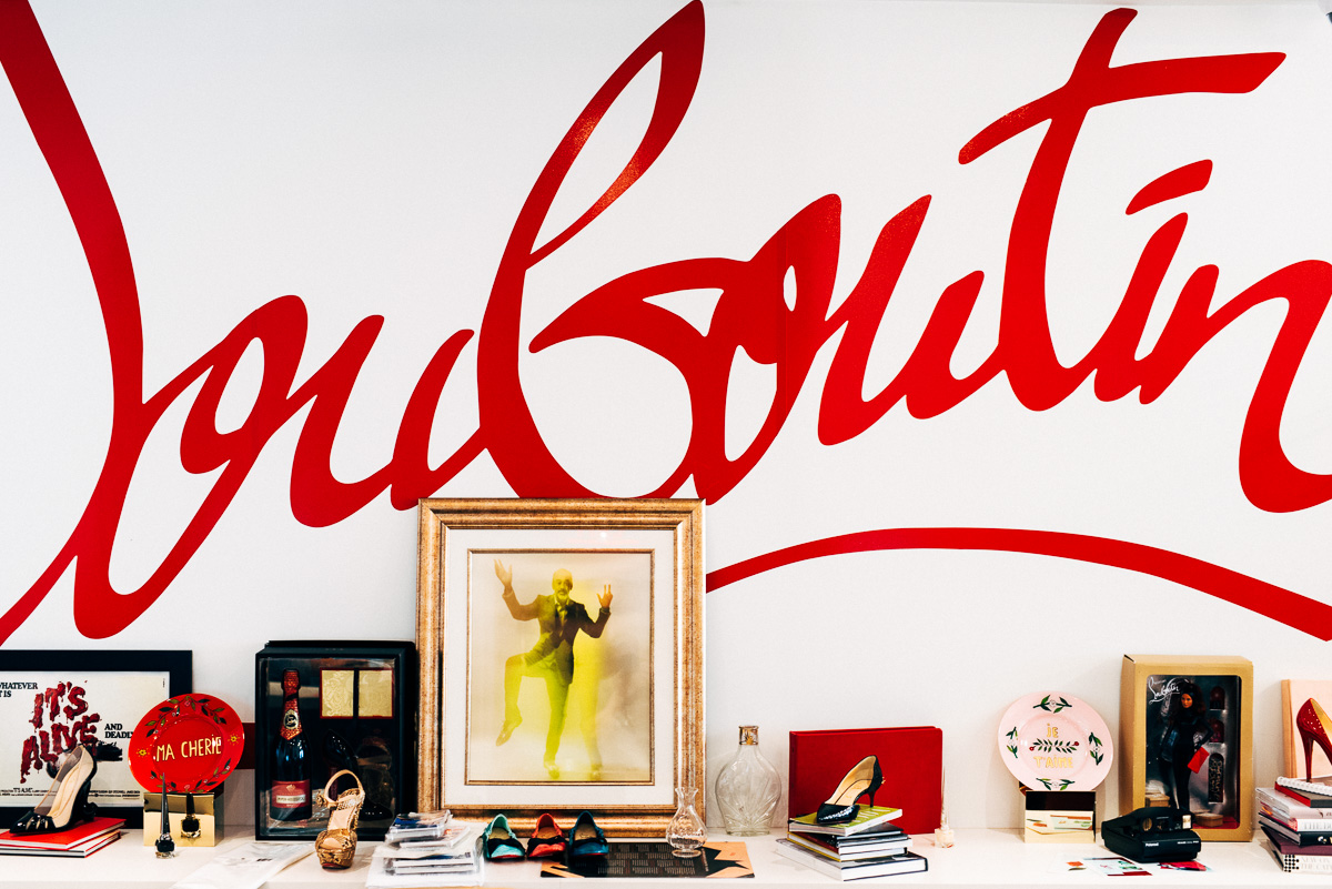 The Many Bags and Shoes of the Christian Louboutin NYC Team