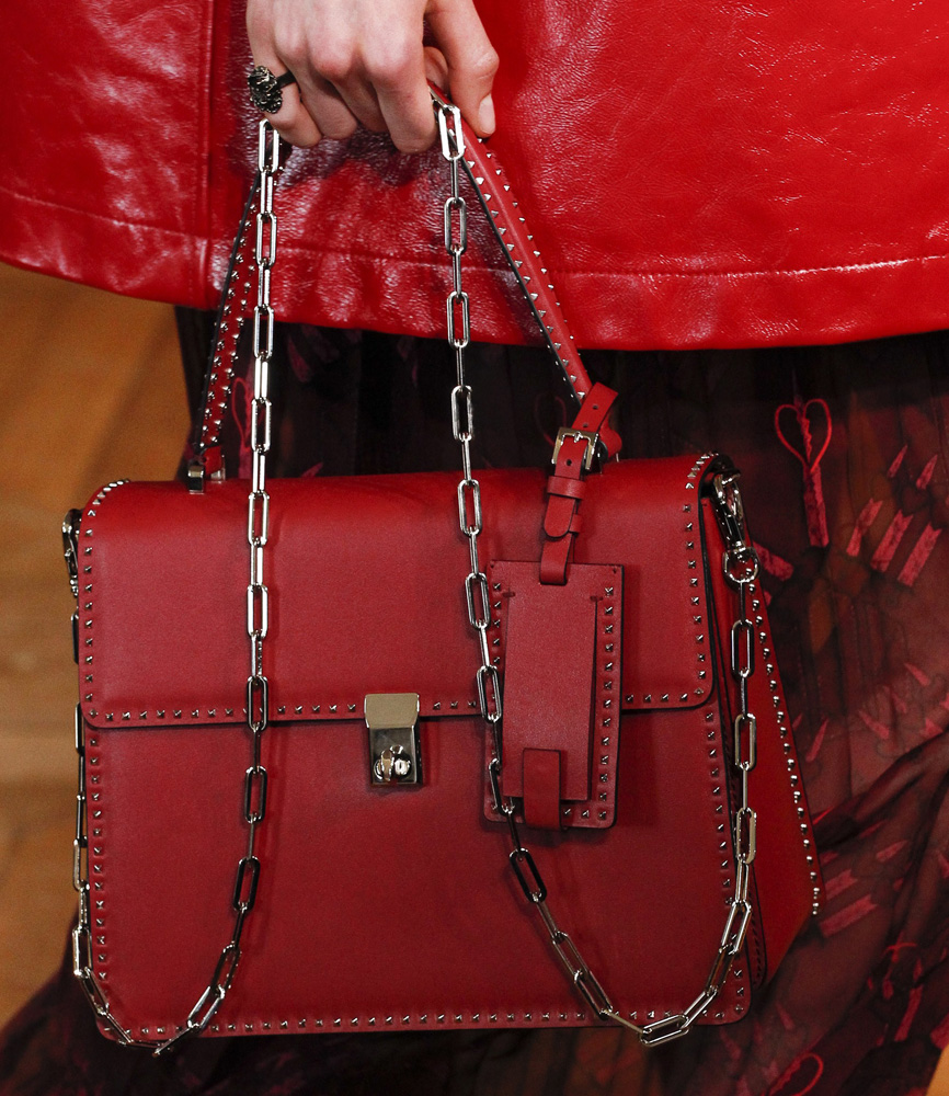 Valentino Mostly Moves on From Rockstud Bags for Spring 2017 - PurseBlog